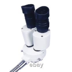 10X Dental Binocular Microscope Technician Inspection Microscope 360 Angle Head