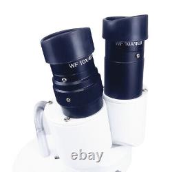 10X Dental Binocular Microscope Technician Inspection Microscope 360 Angle Head