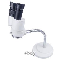 10X Dental Binocular Microscope Technician Inspection Microscope 360 Angle Head