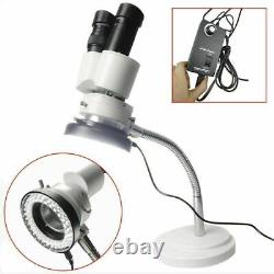 10X Magnification Dental LED Binocular Stereo Microscope Technician Carving Use