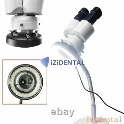 10X Magnification LED Binocular Stereo Microscope Dental Lab Technician Carving
