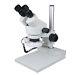 185mm Wd 50x Zoom Stereo Welding Jewellery Pcb Microscope W Circular Light