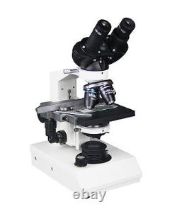 2000x Pathology Vet Compound Doc Lab Microscope Variable Light Abbe Condenser