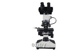 2000x Professional Binocular Metallurgical Microscope w Transmited Bottom Light