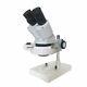 20x-30x-40x-60x-80x Illuminated Stereo Microscope With Fluorescence Ring Light