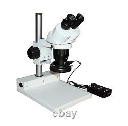 20x-40x Stereo Microscope f Electronics Soldering Hair Coin Bullet 20mm WIDE FOV