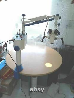 3 Step Table Stand Dental Microscope Manual Focusing DOOR TO DOOR SHIPPING