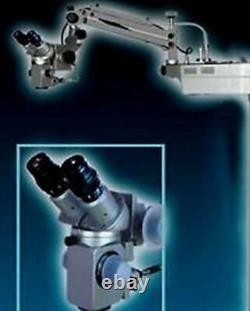 3 step Wall Mount Dental Microscope Manual Focusing German Optics Free Shipping