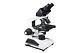 40-2000x Compound Binocular Microscope W Plan Objectives & Battery Backup