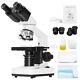 40x-2500x Binocular Compound Microscope With 2 Layer Mechanical Stage Led Uk