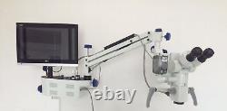 5 Step Wall Mount Dental Microscope with Inclinable Binoculars FREE SHIPPING