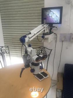 5 Step Wall Mount Dental Microscope with Inclinable Binoculars FREE SHIPPING