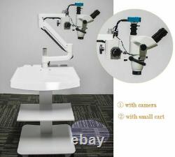 5W Dental Root Canal Therapy Operating Microscope Loups with Camera Trolley Type