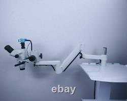 5W Dental Root Canal Therapy Operating Microscope Loups with Camera Trolley Type