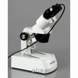 AmScope 10X-20X-30X-60X Stereo Microscope with LED Lighting and USB Camera