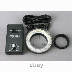 AmScope 3.5-90X Zoom Stereo Boom Microscope + 5MP Digital Camera + LED Light