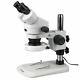 Amscope 3.5x-45x Stereo Zoom Inspection Microscope With 80 Led Ring Light