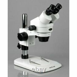 AmScope 3.5X-45X Stereo Zoom Microscope for Inspection Industrial Technology