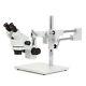 Amscope 3.5x-90x Binocular Stereo Zoom Microscope With Double Arm Boom Stand