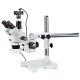 Amscope 3.5x-90x Trinocular Boom Stand Stereo Microscope +5mp Camera +led Light