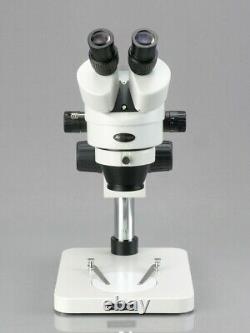 AmScope 3.5X-90X Zoom Stereo Inspection Microscope with 144-LED Ring Light