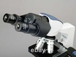 AmScope 40X-2000X LED Binocular Digital Compound Microscope and 18MP USB3 Camera