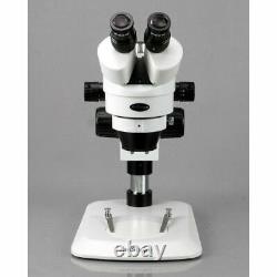 AmScope 7X-90X Stereo Zoom Inspection Industrial Microscope on Pillar Stand