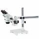 Amscope Sm-3bx 3.5x-45x Stereo Zoom Microscope With Single Arm Boom Stand