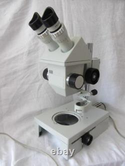 Carl Zeiss Jena Si10 Stereo Microscope, GF/Pw12.5x Eyepieces & Illuminator