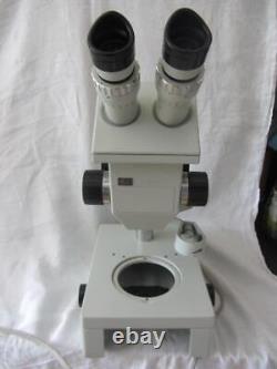 Carl Zeiss Jena Si10 Stereo Microscope, GF/Pw12.5x Eyepieces & Illuminator