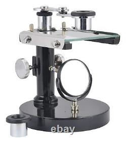Dissecting Microscope Comp with Brass Fitting Round Base and 2 Eye Piece 10X 20