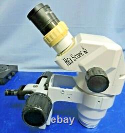 HEIScope Stereo Zoom Binocular Microscope & WF10X/22 Eyepiece & Adjust Focus Arm