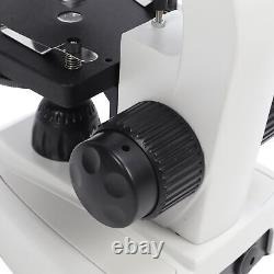 Lab Binocular Microscope 40X-5000X 360°Rotation Clear Image HD US Plug 100-240V