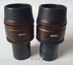 Leica Microscope Eyepiece set HC PLAN s 10X /25 M 507800