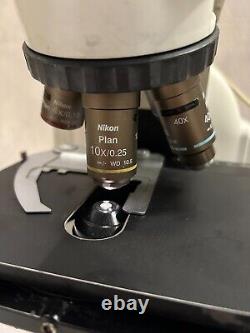 Nikon Microscope Eclipse E400 + Objectives NEXT DAY EXPRESS SHIP