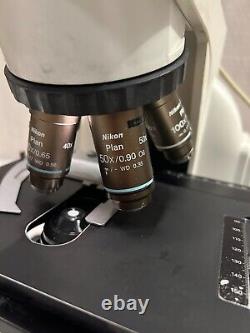 Nikon Microscope Eclipse E400 + Objectives NEXT DAY EXPRESS SHIP