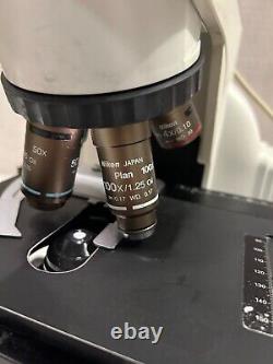 Nikon Microscope Eclipse E400 + Objectives NEXT DAY EXPRESS SHIP