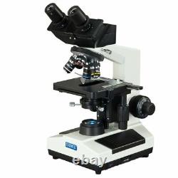 OMAX 40X-2000X Brighter Darkfield Compound LED Microscope + Built-in 3MP Camera