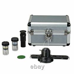 OMAX 40X-2000X Brightfield & Phase Contrast Compound LED Microscope+3MP Camera