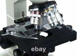 OMAX 40X-2000X LED Binocular Compound Microscope 2 Layer Coarse/Fine Focusing