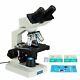 Omax 40x-2500x Binocular Compound Led Microscope+lens Paper+blank Slides+covers