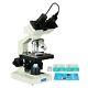 Omax 40x-2500x Binocular Compound Led Microscope+usb Camera+paper+slides+covers