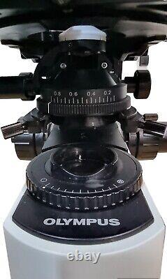 Olympus BX 41 Microscope With U-TAD & U-TP530 & 4 Objectives