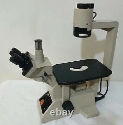 Olympus CK2 Inverted Phase Contrast Microscope With 2 Lens