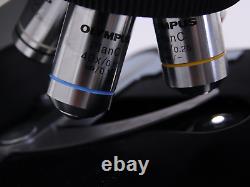 Olympus CX41 RF Microscope with 10x, 20x, 40x & 100x Objectives