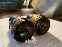 Pair of Leica Microscope HC PLAN s 10x/22 M 507807 Eyepieces 30mm Fitting