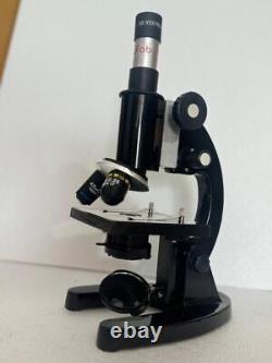 Physical laboratory binocular medical microscope for lab student. Edufab