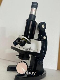 Physical laboratory binocular medical microscope for lab student. Edufab