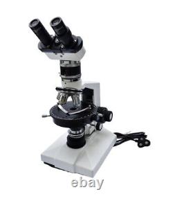 Polarizing Microscope with Quartz Mica & Gypsum Plates & Bertrand LABGO37