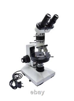 Polarizing Microscope with Quartz Mica & Gypsum Plates & Bertrand LABGO37